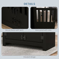 Dog Food Storage Cabinet with Bowls & Feeding Station