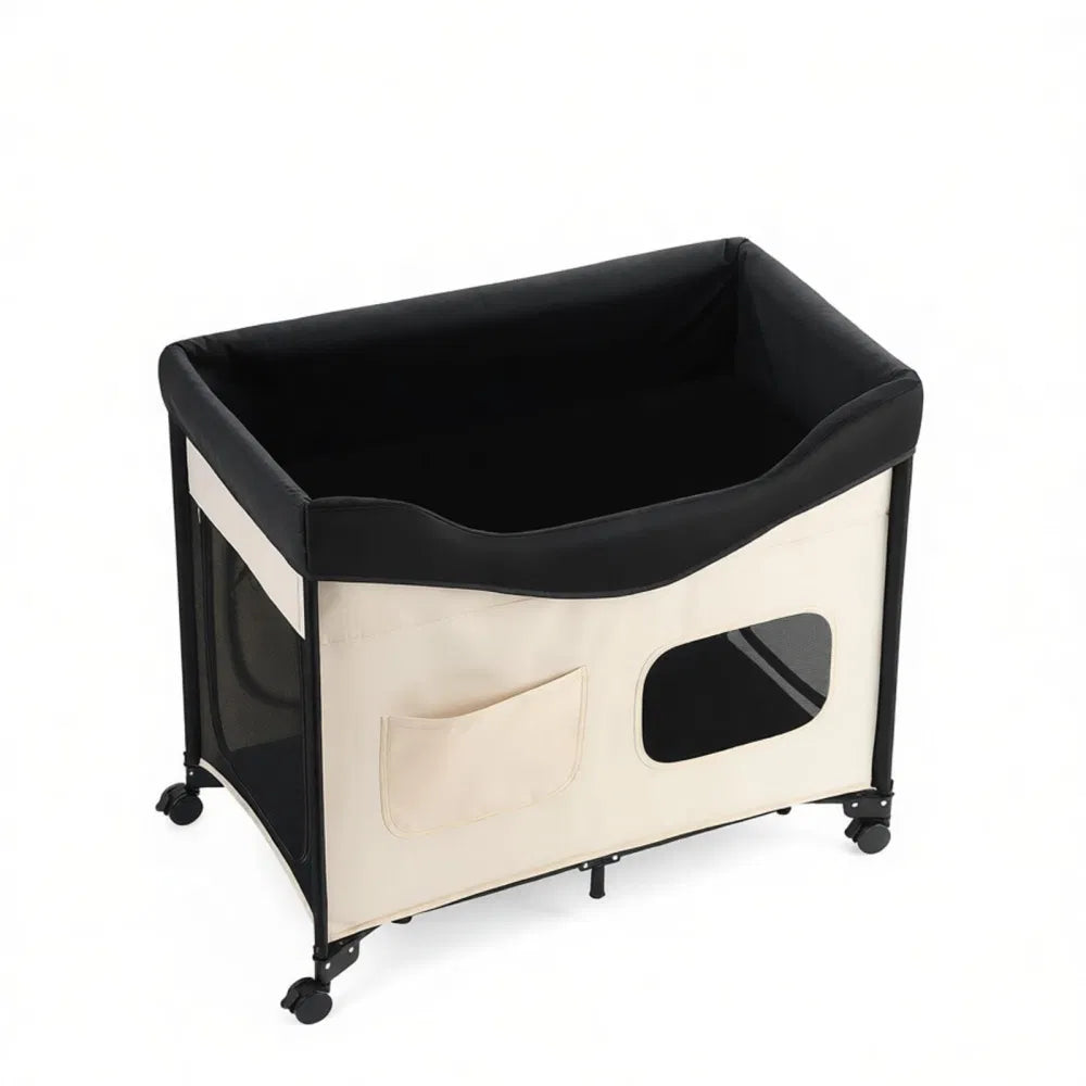 Dual-Level Elevated Dog Bed with Waterproof Oxford Cover