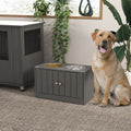 Elevated Dog Bowl Station with 44L Storage Cabinet