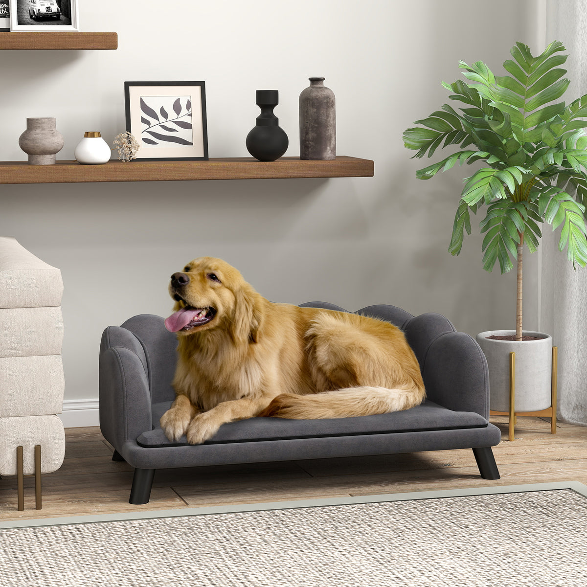 Pearl Design Pet Sofa for Medium & Large Dogs