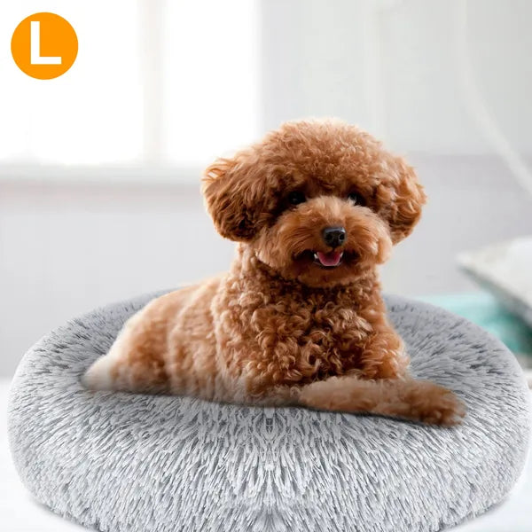 Ultra-Soft Fleece Pet Nest Bed for Cats & Small Dogs