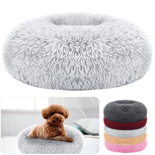 Ultra-Soft Fleece Pet Nest Bed for Cats & Small Dogs